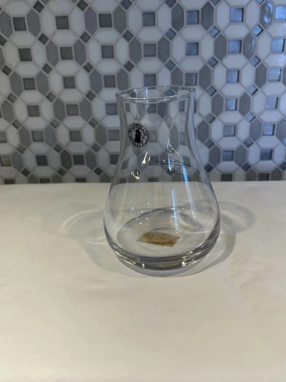 IKEA SWEDISH VASE Clear Glass Barbro Wesslander Pia Amsell Design 4 3/4”